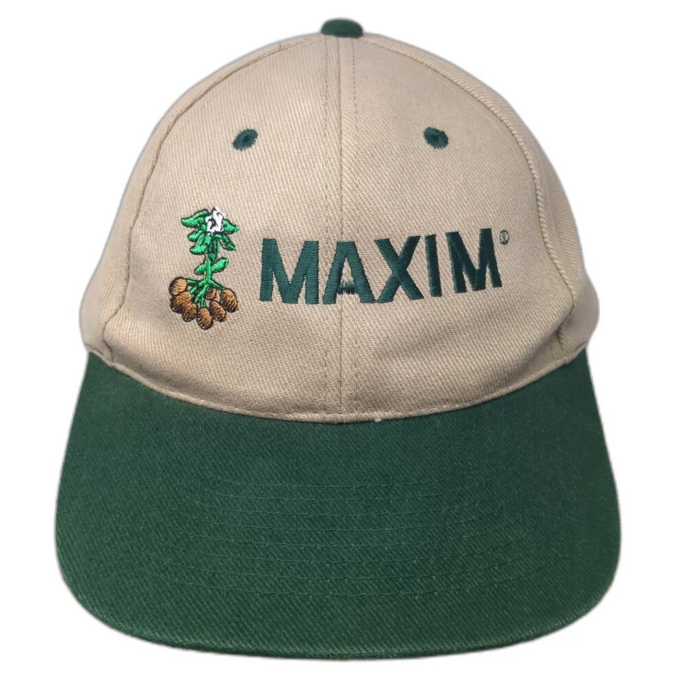 KC Snapback Beige Green One Size Novartis Maxim Potato Farm Agriculture Hat